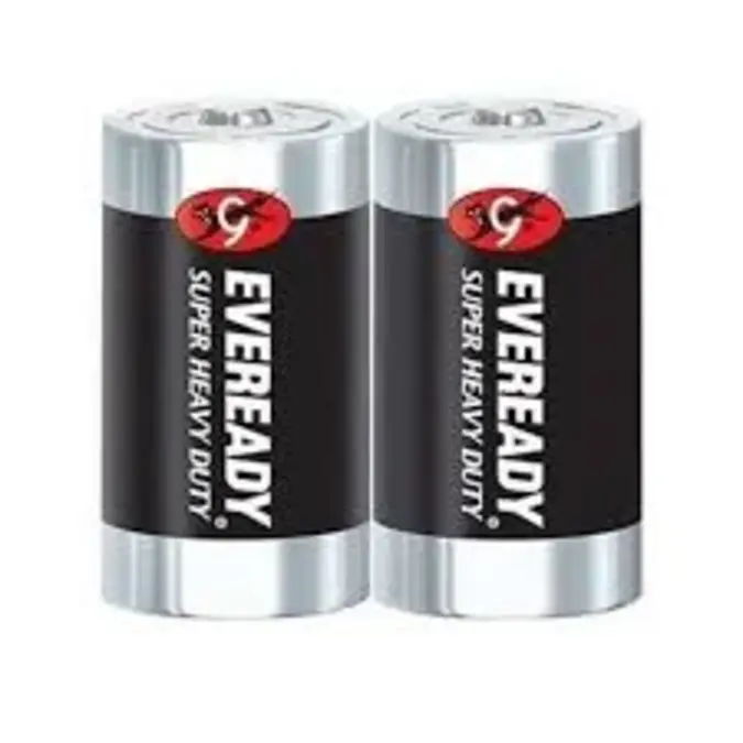 Eveready Super Heavy Duty Battery D 2 Pieces
